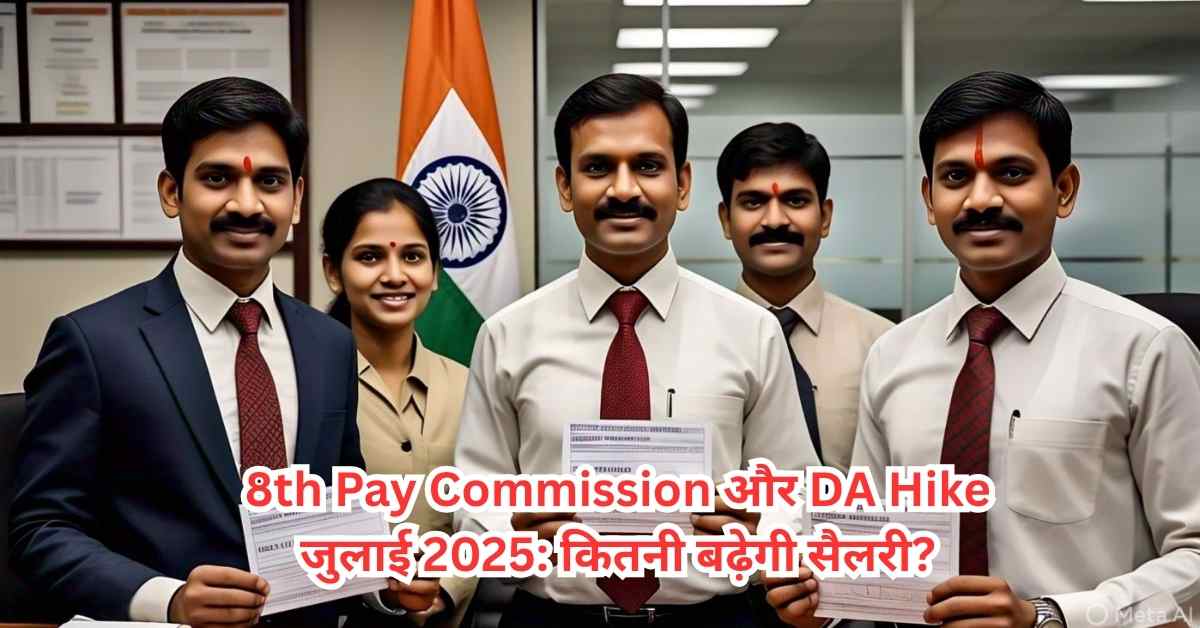 Pay Commission Update और DA Hike जुलाई 2025: कितनी बढ़ेगी सैलरी?