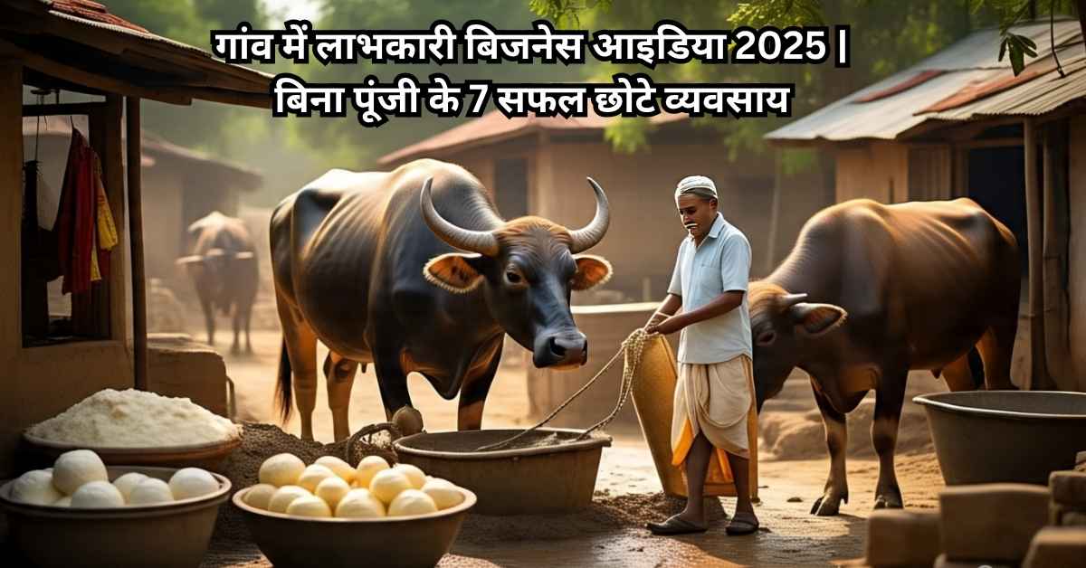 गांव में लाभकारी बिजनेस आइडिया 2025 | 7 सफल छोटे व्यवसाय